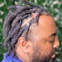 Stater Locs (Two strand method) ear and neck length