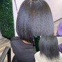 Quick Weave blunt cut  BOB