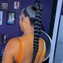 Men’s French Braids for half top of head