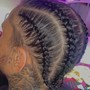 2 Feed In Braids