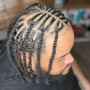 Men cornrows natural hair