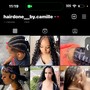 Large boho knotless braids