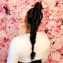 Wig braid down