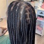 Medium Knotless Braids