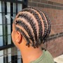 Individual Braids or Twists (men's style)