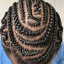 Wig braid down