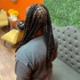 Two strand Twists on natural hair- Neck length