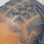 Men Braids (half head)