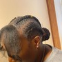 Slick ponytail