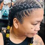 Braid removal , individuals  cornrows