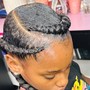 Braided bee-hive or foundation for weave or wig