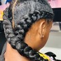 Braid removal , individuals  cornrows