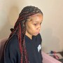 Two stitch braids w/ Quickweave in back