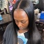 Partial sew in Weave (with low sides shaved)