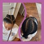 Med knotless Box Braids