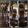 Med knotless Box Braids