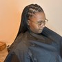 Bohemian knotless (micro braids )