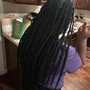 Small Knotless Goddess braids