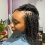 Micro Locs Extensions with 100% Human Hair Handmade extensions