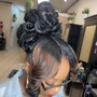 SLEEK PONYTAIL $35 EXTRA FOR NATURAL HAIR (HAIR NOT INCLUDED)