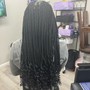 Small Knotless/ Box Braids (Mid back)-Hair Included