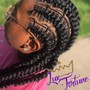 Large Knotless Braids