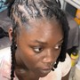 Medium Knotless braids