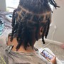 Medium Knotless braids