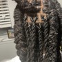 Medium Knotless braids