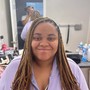 Medium Knotless braids