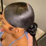 Updo quick weave ponytail