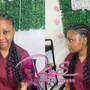 Small Knotless Boho braids