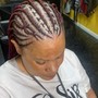 8 cornrows