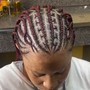 8 cornrows