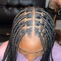 Knotless boho braids MED