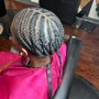 Box braid bob