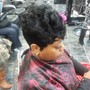 Short bob with closure wig