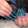 Acrylic Xxxl Nail Set (11- whole tip)