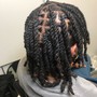 Loc Interlock Half Head  ($20 Basic Loc Style Add On)