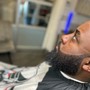 Beard trim w/razor edge