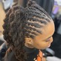 Loc Re-twist & Feed- In BRAID Loc Style