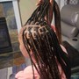 Small Box Braids French Curls Long