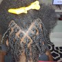 Small Box Braids French Curls Long