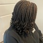 Touch up knotless middle back