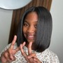 Kids Silk Press and Trim (natural hair) 12 and under