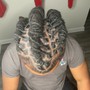 Dreadlocks retwist ( 2-Strand )