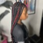 Half Stitch Braids/Half Knotless Braids