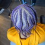 Small knotless braids