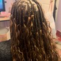 Medium Boho Knotless Braids