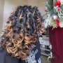 Blow out curls / Hot tool curls